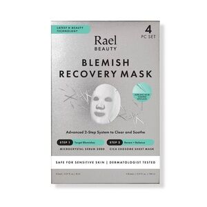 NEW Rael Beauty Blemish Recovery 4 pack Mask Set